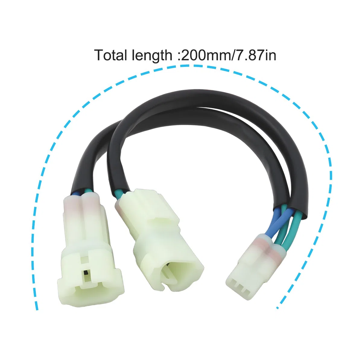 EMSea Connettore Ausiliario USB Per Moto Y-Splitter Compatible Con Triumph Trident 660 20 Cm