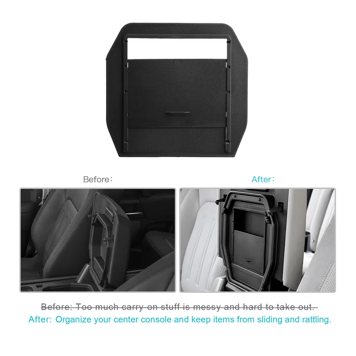 CDEFG Compatibile con Land Rover Defender 90 110 130 2020-2023 2024 Console Centrale Organizer Bracciolo Scatola portaoggetti nascosta Defender 90 110 130 2024 Accessori