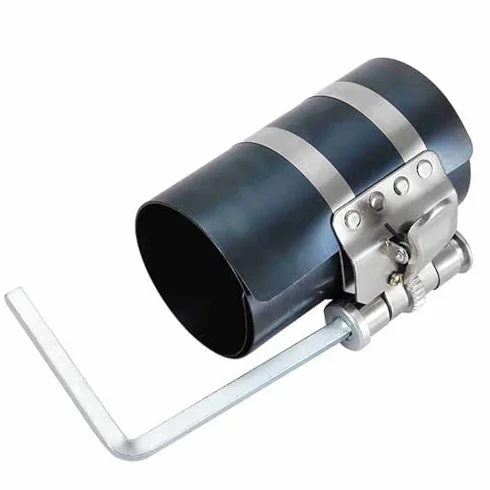 Attrezzo compressore fasce elastiche del motore Attrezzo per la rimozione dell'installatore delle fasce elastiche Attrezzo per l'installazione del pistone a cricchetto(4 Inches)