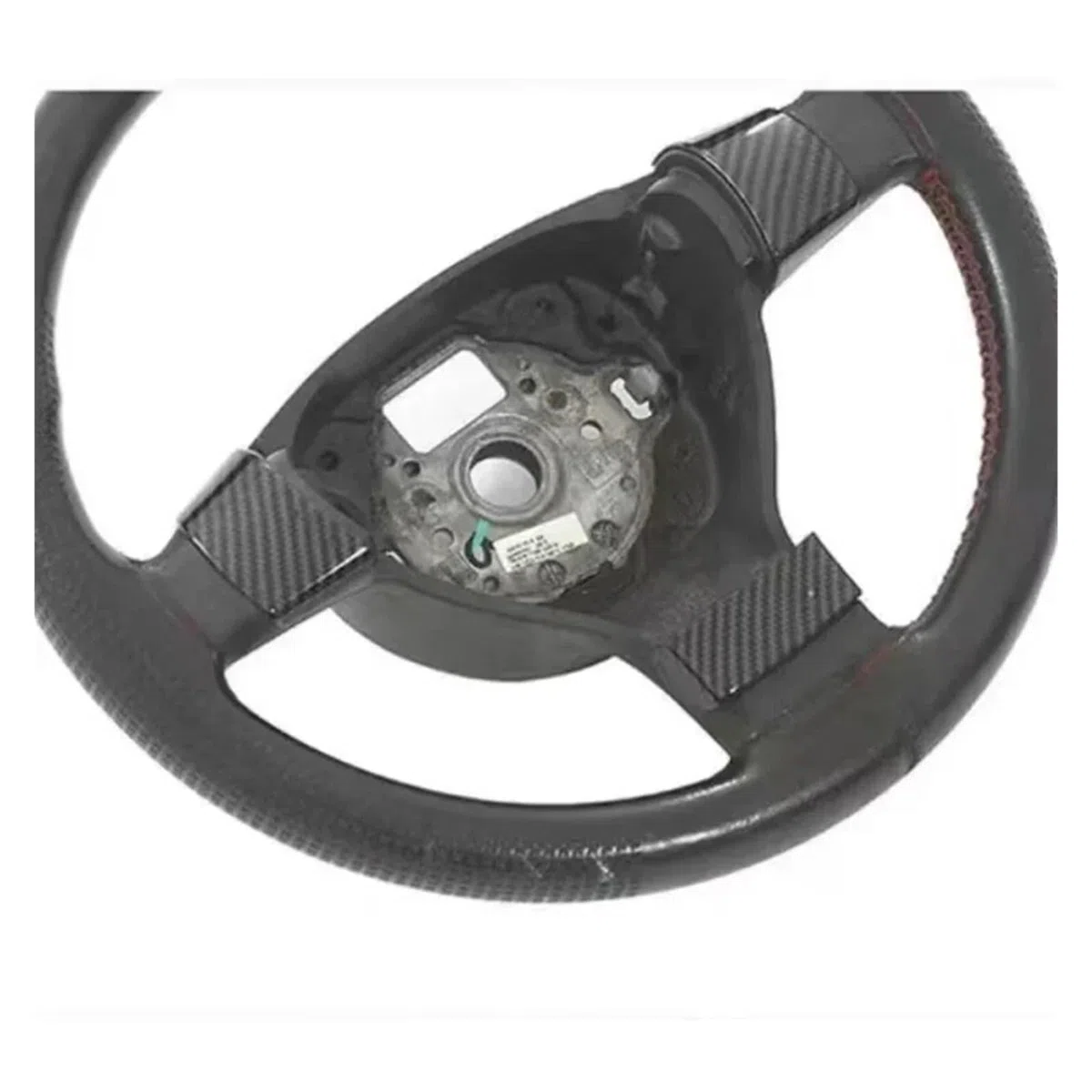 Interni Auto Accessori Per VW Per Golf 5 MK5 Per Passat B6 Per Jetta Per Tiguan 2007 2008 2009 2010 2011 ABS Fibra di carbonio Volante dell'automobile Patch decorativa Adesivo Auto Trim