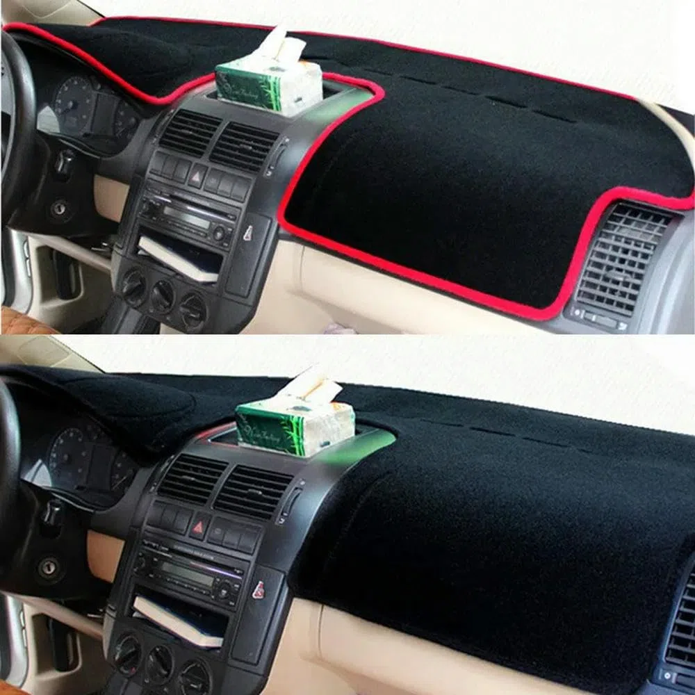 Copri cruscotto per Auto Copri cruscotto AntiGraffio Copri cruscotto Interno - Adatto per Polo MK4 2002 2003 2004 2005-2009