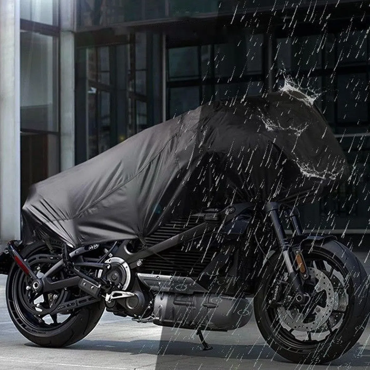 Copri Moto | Copertura per Moto Esterna Resistente per Riparo e Conservazione,Custodia Universale Antipolvere e Anti UV con Protezione Solare per Veicoli Elettrici e Auto