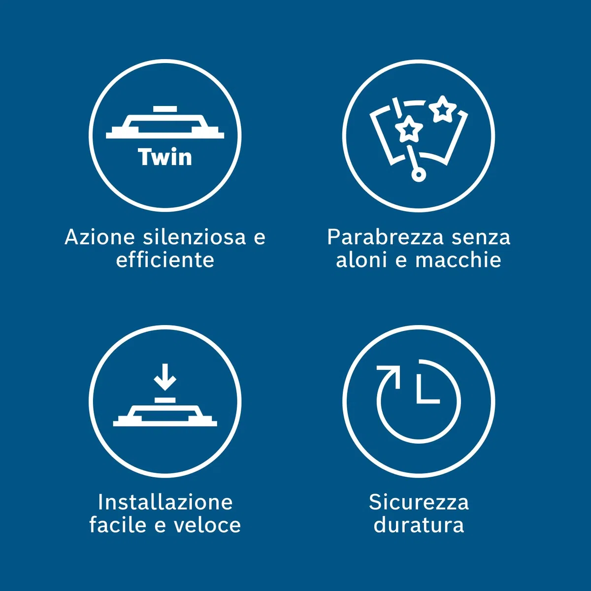 BOSCH Spazzola tergi 3397011641 Compatibile con: CITROËN C1, PEUGEOT 107, TOYOTA AYGO