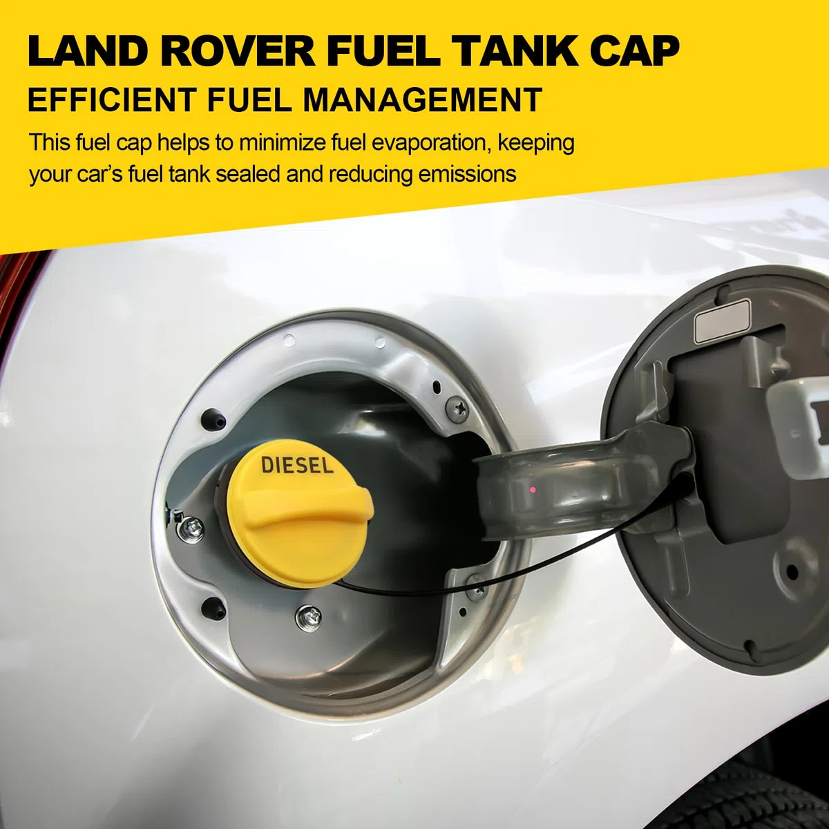 LR053666 - Tappo serbatoio diesel per Range Rover Discovery Evoque Sport 3 4 5 MK1 TDV6
