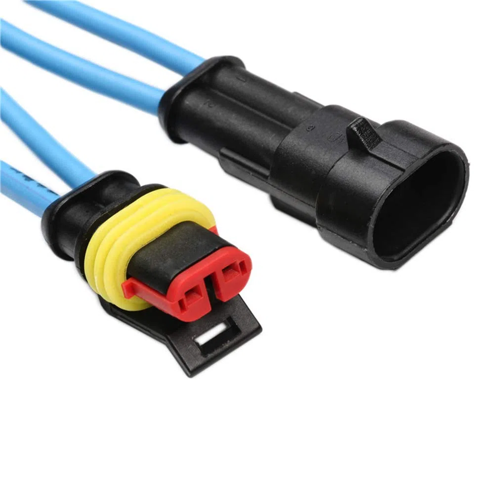 TOCYORIC 352 Pcs Connettore Impermeabile Auto 1/2/3/4 Pin, Elettrico Kit, Sigillato, 1.5mm Terminale Spina Impermeabile per Auto Camion Marina Moto