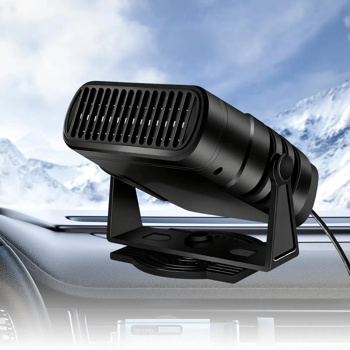 Riscaldatore da Auto, 2 in 1 Portatile Riscaldamento per Auto, Sbrinatore Parabrezza, Riscaldamento rapido, Adatto a berline, SUV e Camion