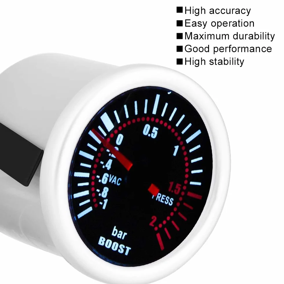 LED Digital Turbo Boost PSI Gauge Meter Car Universal 12V