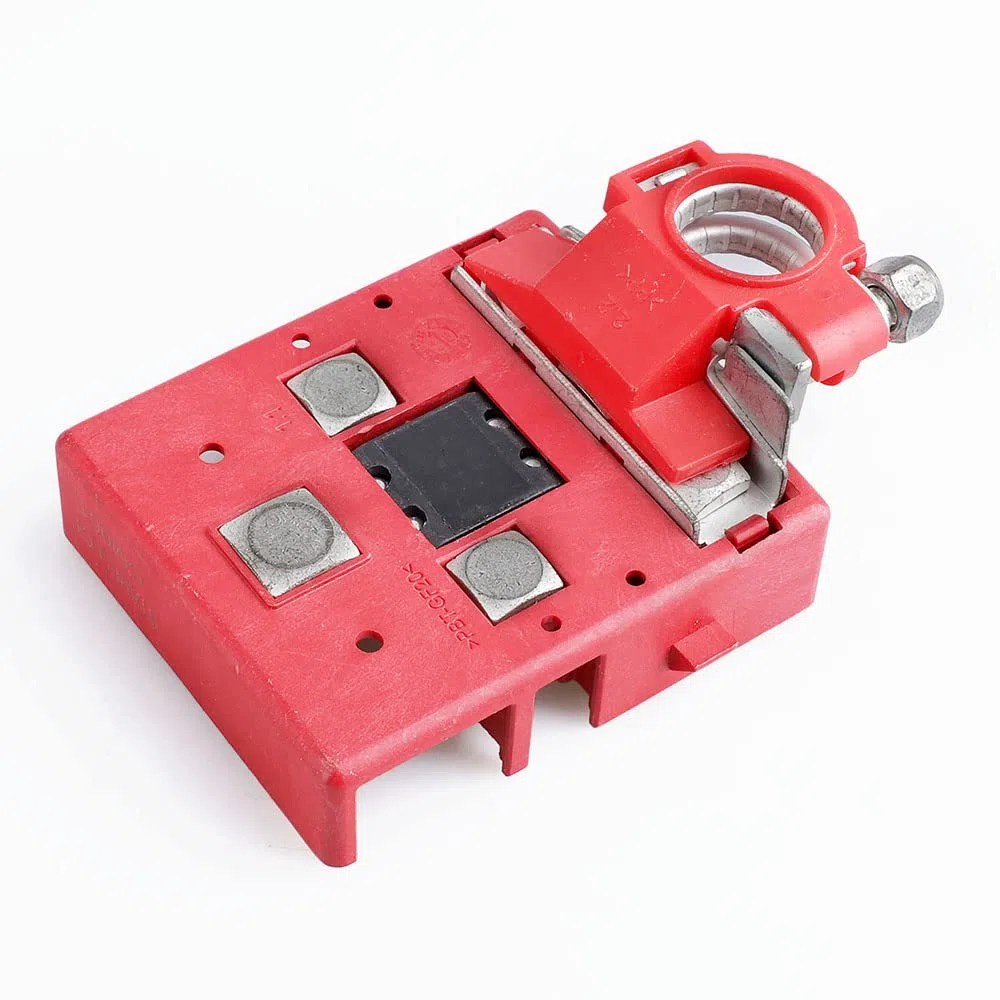 Scatola di fusibili batteria distribuzione morsetto connettori, 32V 400A auto sgancio rapido fusibile connettore della batteria per caravan camper barca camion