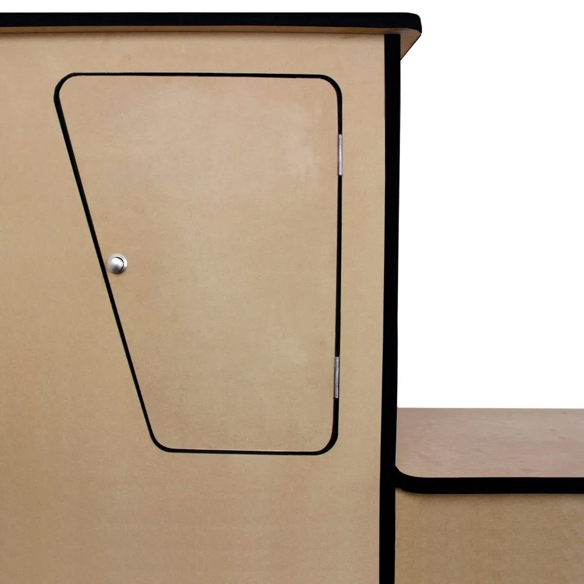 Cucina per camper Cucina da campeggio in MDF Interni Legno compensato Spessore: 18 mm 3 Armadi Spazio di stoccaggio Sinistra Controllo UE Incluso Portabottiglie Portabottiglie 4 Bottiglie Facile
