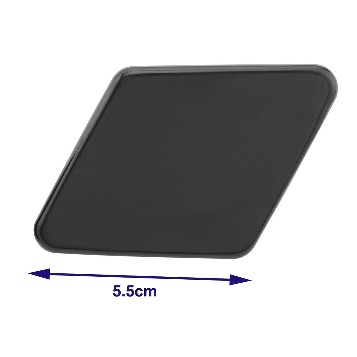 1 coppia di ugelli lavafari per paraurti anteriore sinistro e destro per auto, coperchio tappo 61678031307 61678031308 compatibile con BMW Serie 3 E90 2005-2009 Nero