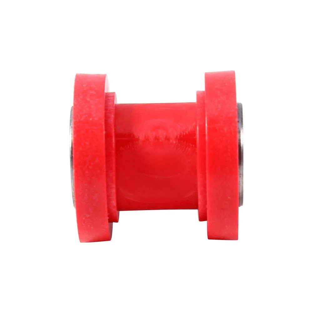 Keenso Rullo Tendicatena per Puleggia 8 Mm, Guidacatena per Tendicatena per Rullo Catena Moto Pit Dirt Mini Bike ATV(Rosso)