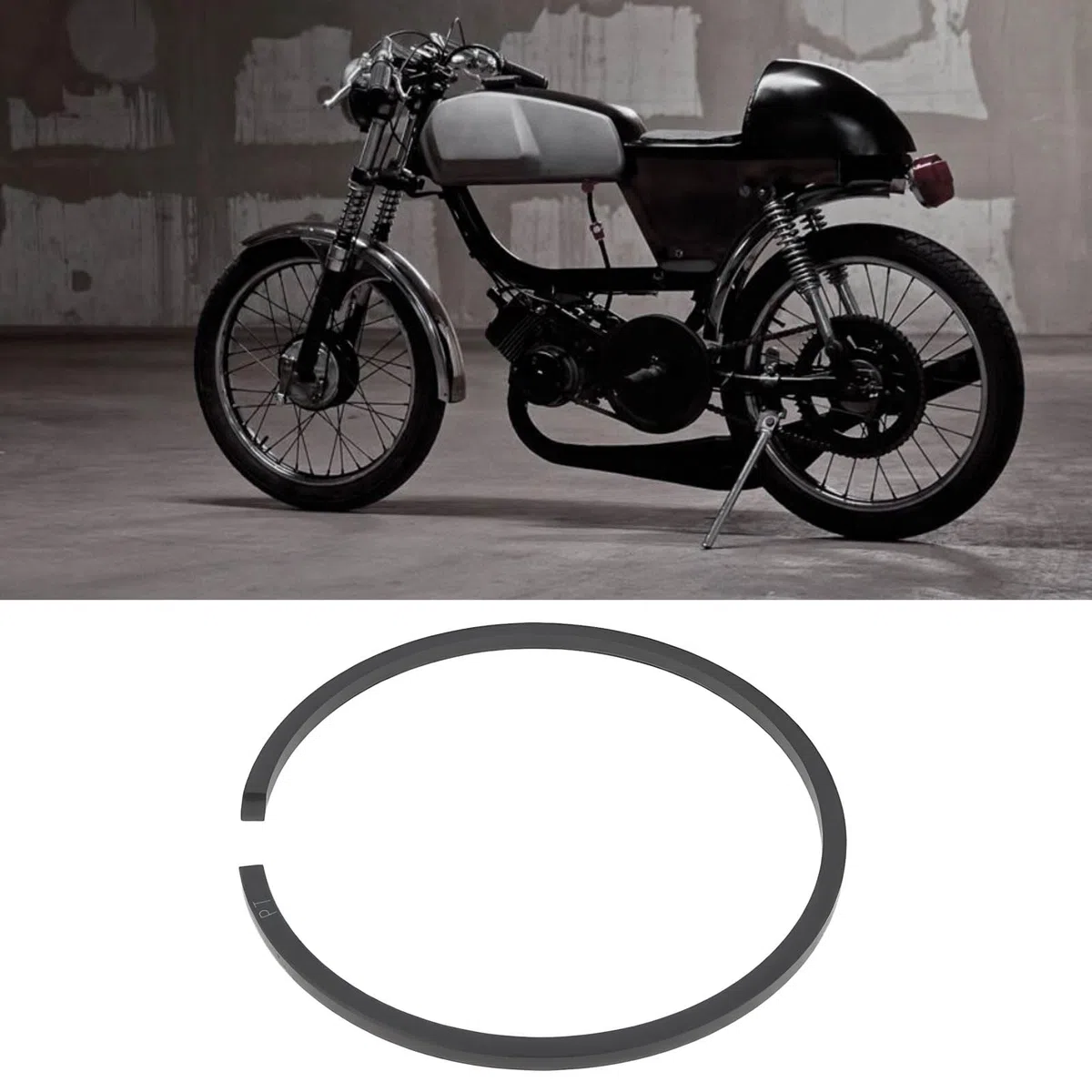 Set di 4 anelli pistone da 40 mm x 1,5 mm, compatibili con Hercules compatibile con motori Peugeot 50cc a 2 tempi