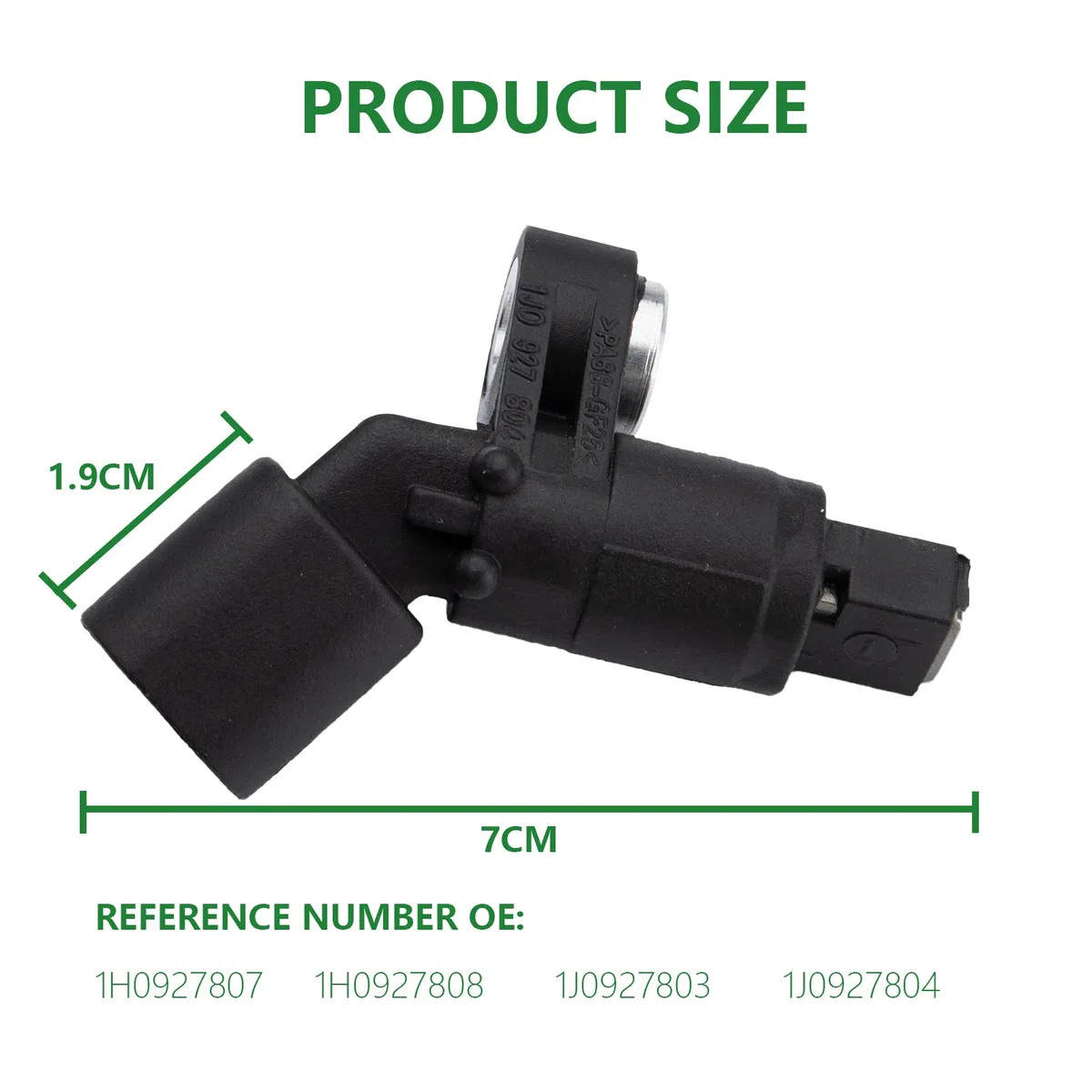 Sensore ABS velocità sensore anteriore destro + sinistro per Golf 4 IV Polo 6N1 6N2 A3 8L 1H0927807 1H0927808