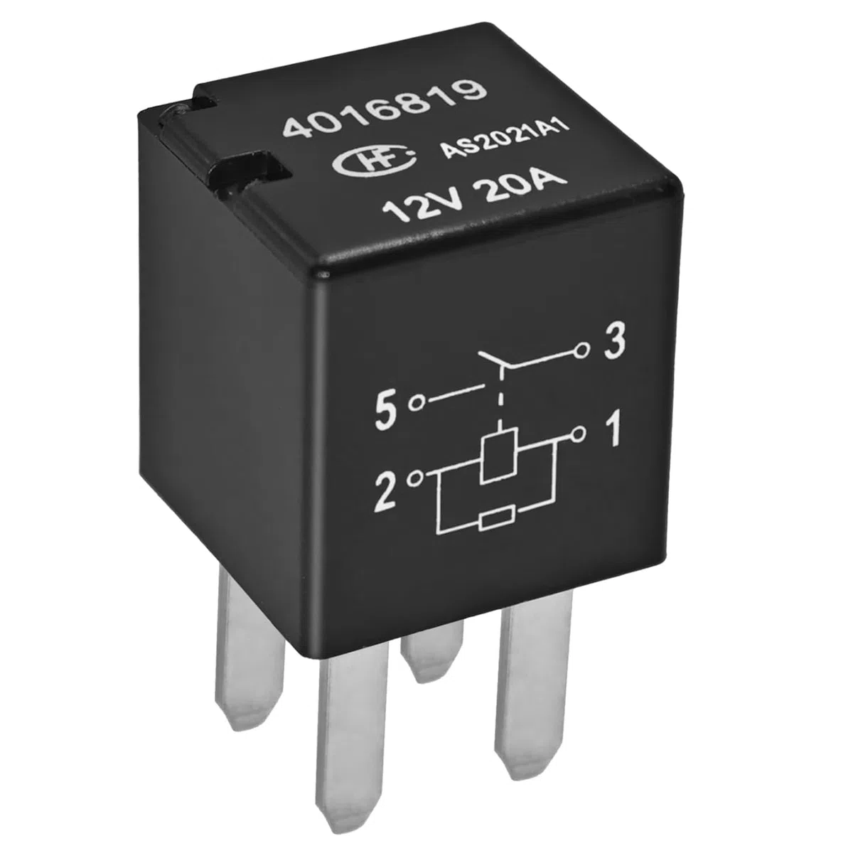 Micro ISO Automotive Relay 4016819 12V 20A 4 Pin
