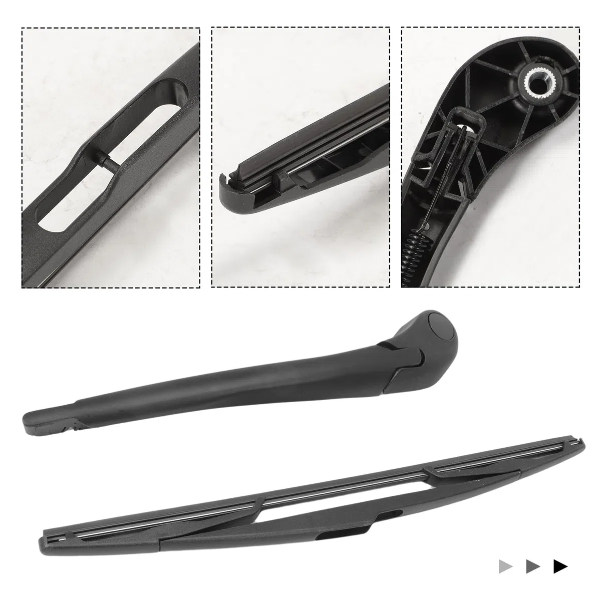 Tergicristallo posteriore per Clio 3 2005-2014 Braccio e lama tergicristallo posteriore braccio con Braccio tergicristallo posterior per Clio III (BR0/1, CR0/1) 7700433319 7701059392