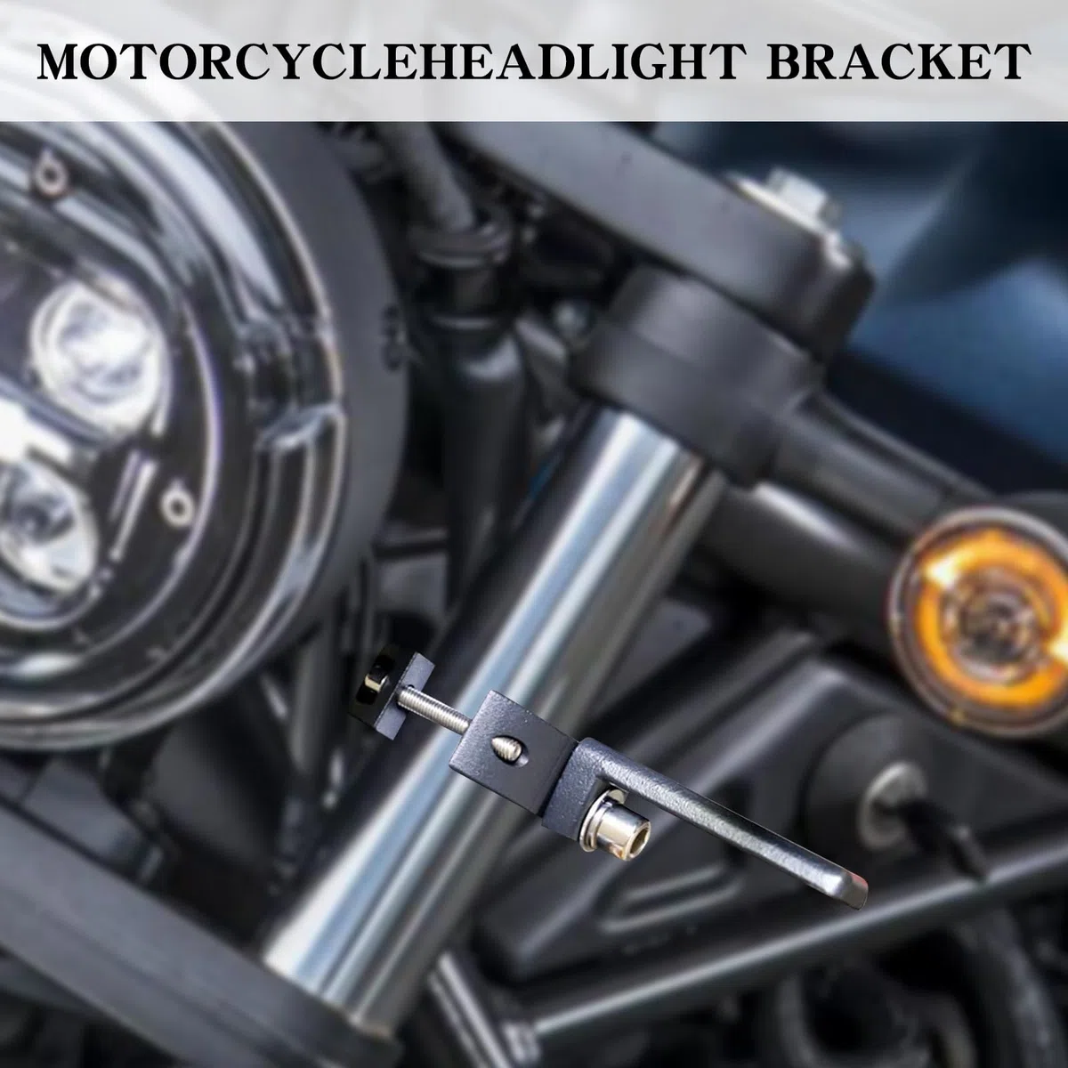 2 supporti per fari da moto, supporto regolabile | 20 mm a 38 mm, supporti universali con cuscinetto antiscivolo in gomma per moto, fuoristrada, ATV, UTV, camion