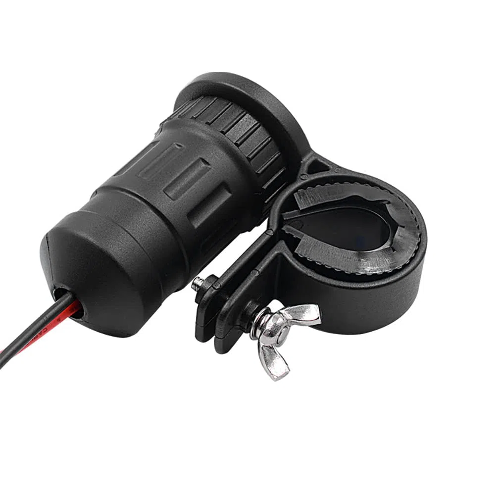Accendisigari per moto, 12-24V 240W Presa di alimentazione con manubrio, UniV/e*rsal Impermeabile Accendisigari ad alta potenza