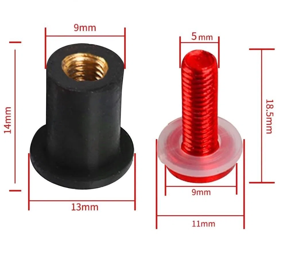Kit bulloni Per TMAX 500 530 SX/DX T-MAX 560 TMAX500 TMAX530 SX/DX TMAX560 DX TECH MAX Parabrezza Viti Dadi Carena Bulloni Kit(Oro)