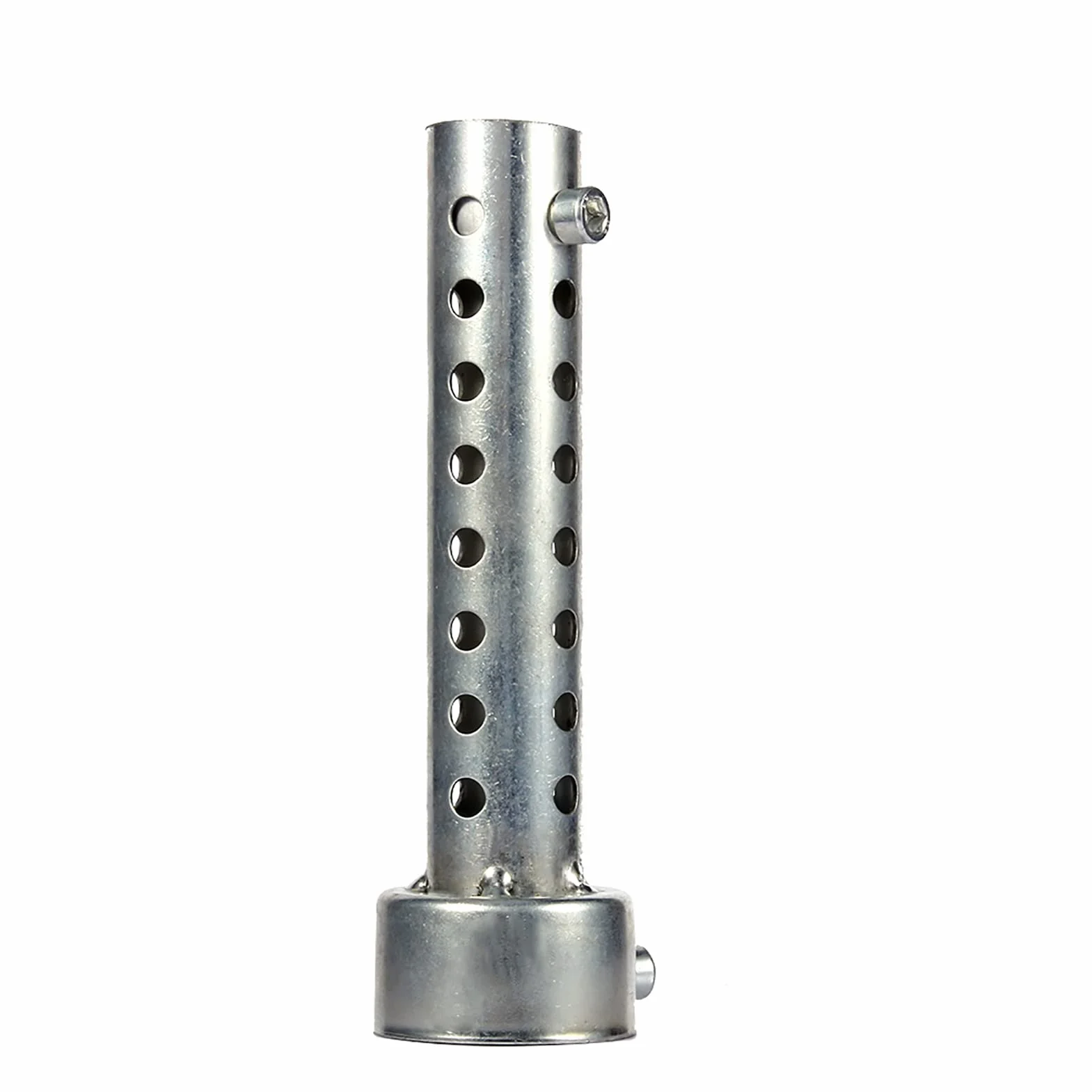 KIMISS Scarico moto universale DB Killer Silenziatore Silenziatore Inserto deflettore (Argento) (42mm)