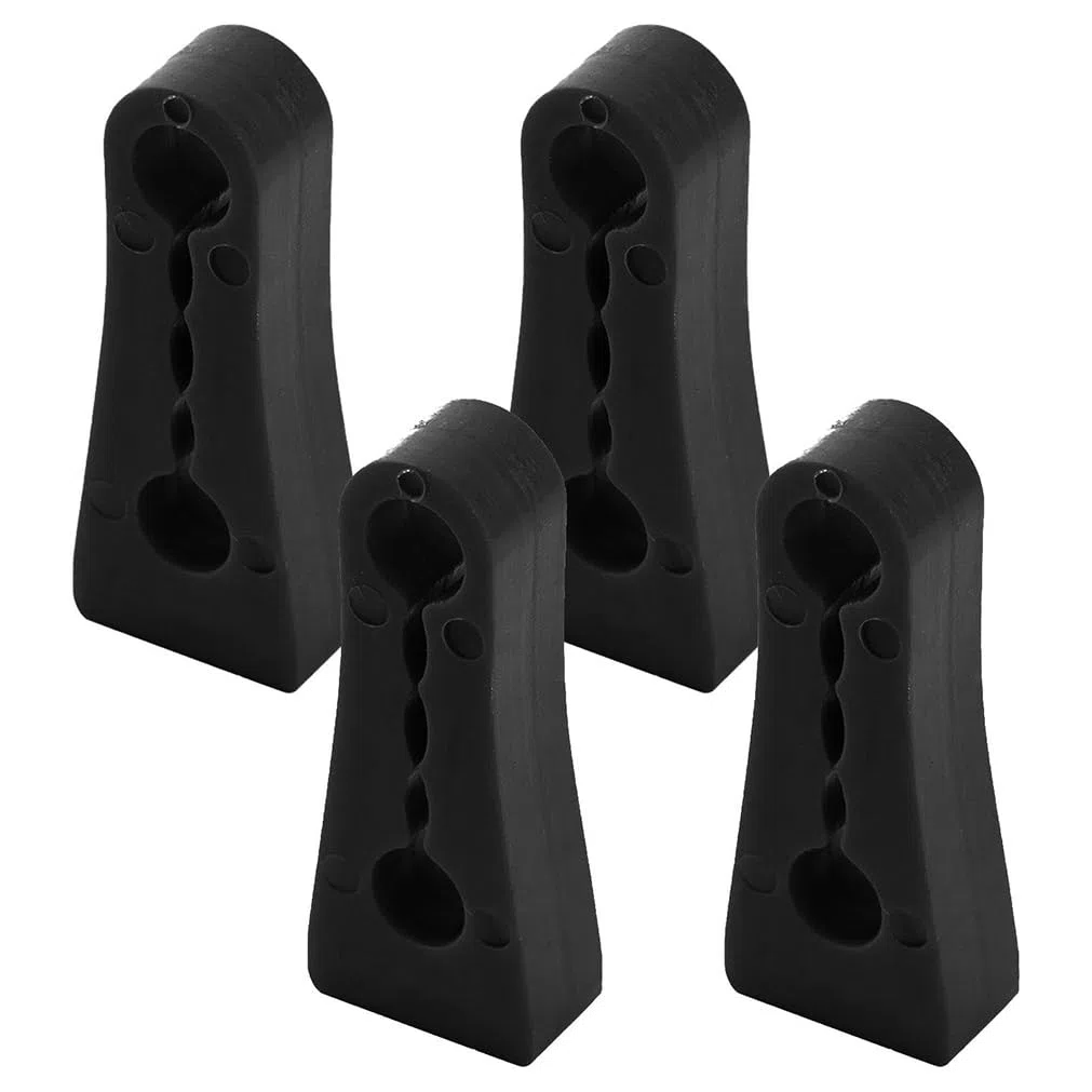 4 PCS Ammortizzatore per Serratura portiera Auto, Protezione per Serratura portiera, Compatibile con Nissan Navara/Note/NP 300/e-NV200/NV200,1-Black
