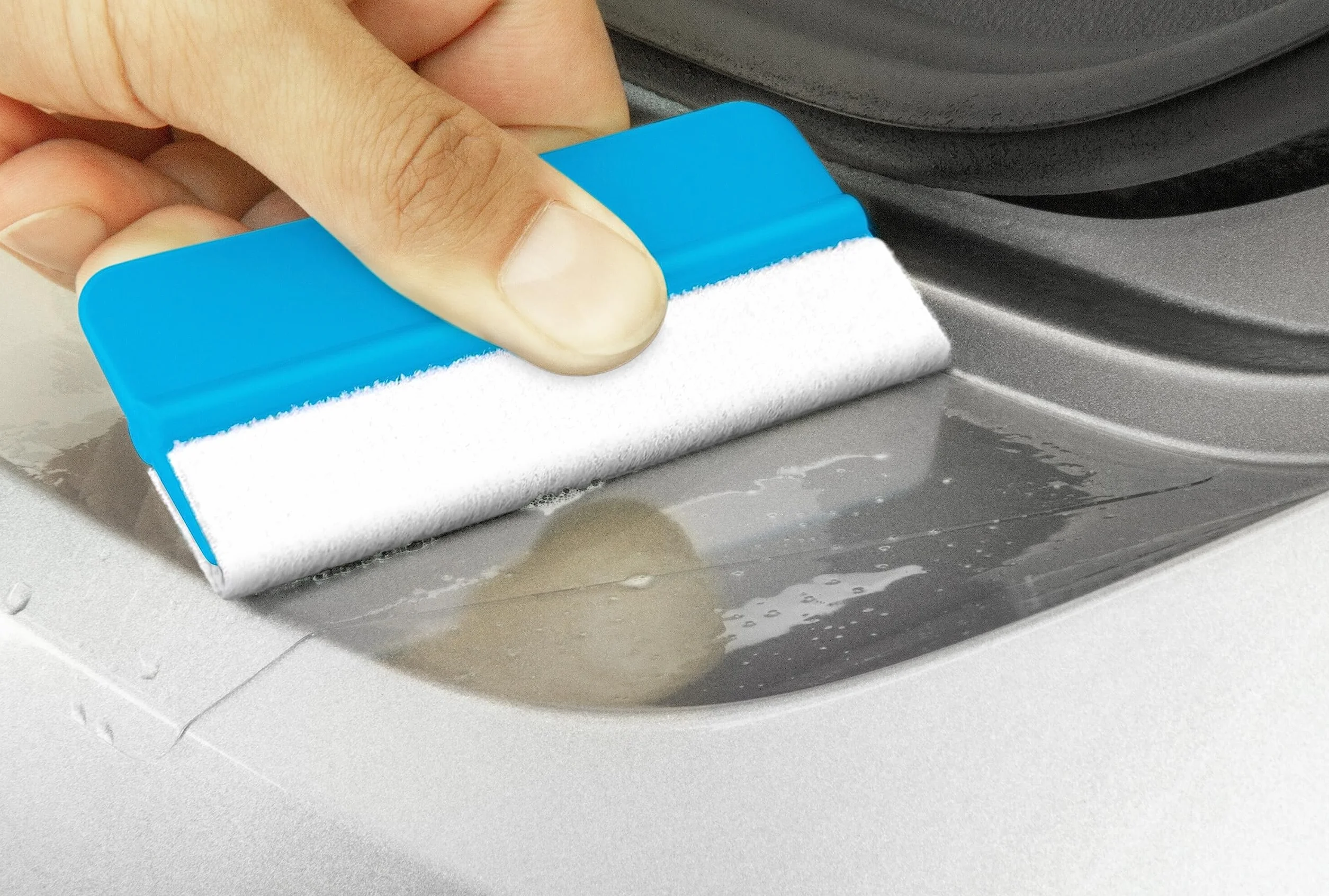 uProtect Pellicola Protettiva per Bordo di Carico Set completo per Audi Q8 1 (I) 4M I 2018-2026 - Protezione Paraurti, antigraffio, per vernice - Trasparente Lucido