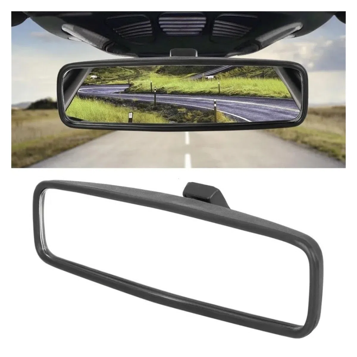 Specchietto Interno Auto Per Clio 3 1 Pz. Specchietto Retrovisore Interno Regolabile 360 ​​panoramico Per Auto. Parti Per Retrovisore. Retrovisore Interno