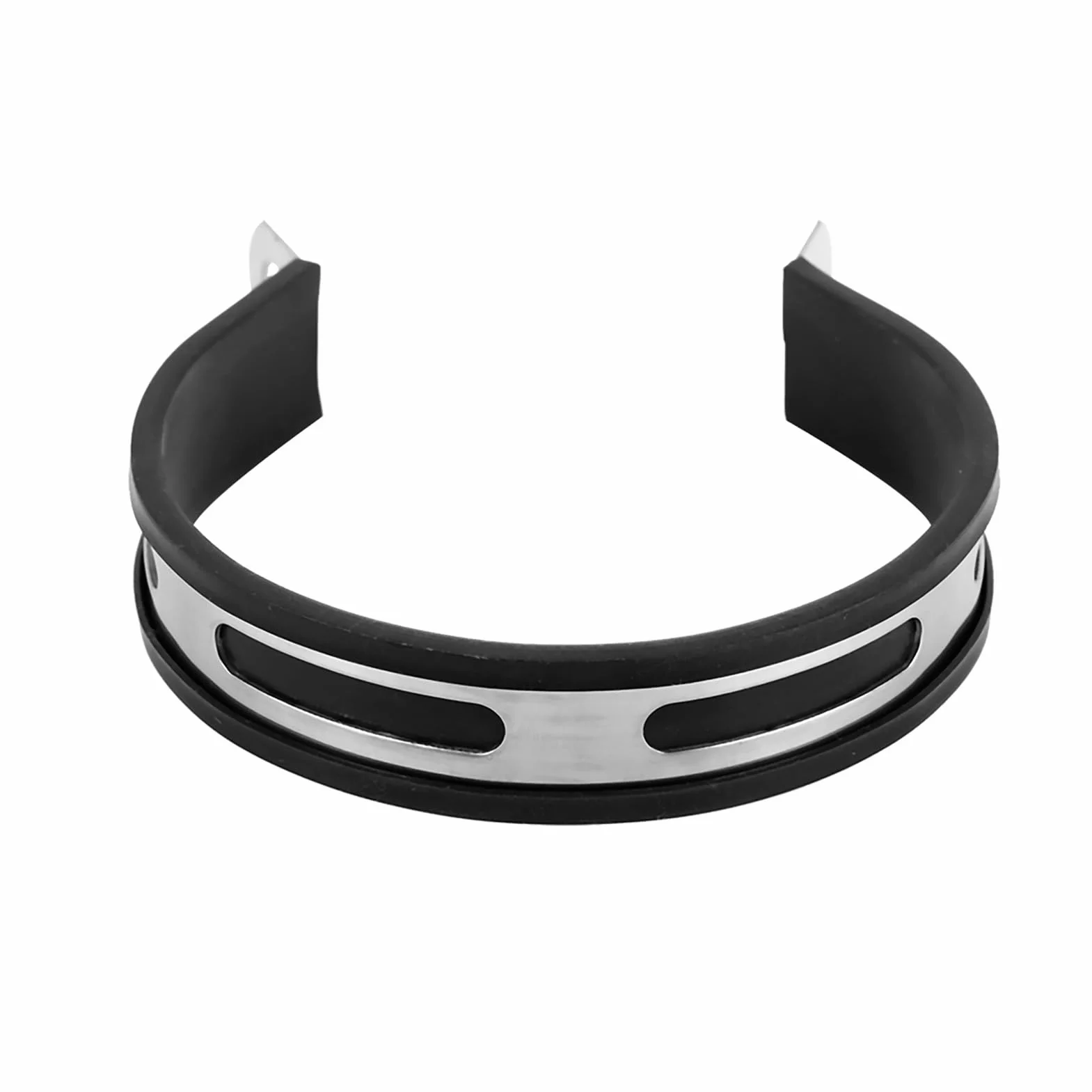 fascetta scarico moto + fascetta scarico moto Staffa Tubo di Scarico Silenziatore di Scarico del Motociclo Staffa del Tubo Universale Gancio per Tubi Staffa di Montaggio Semicerchio
