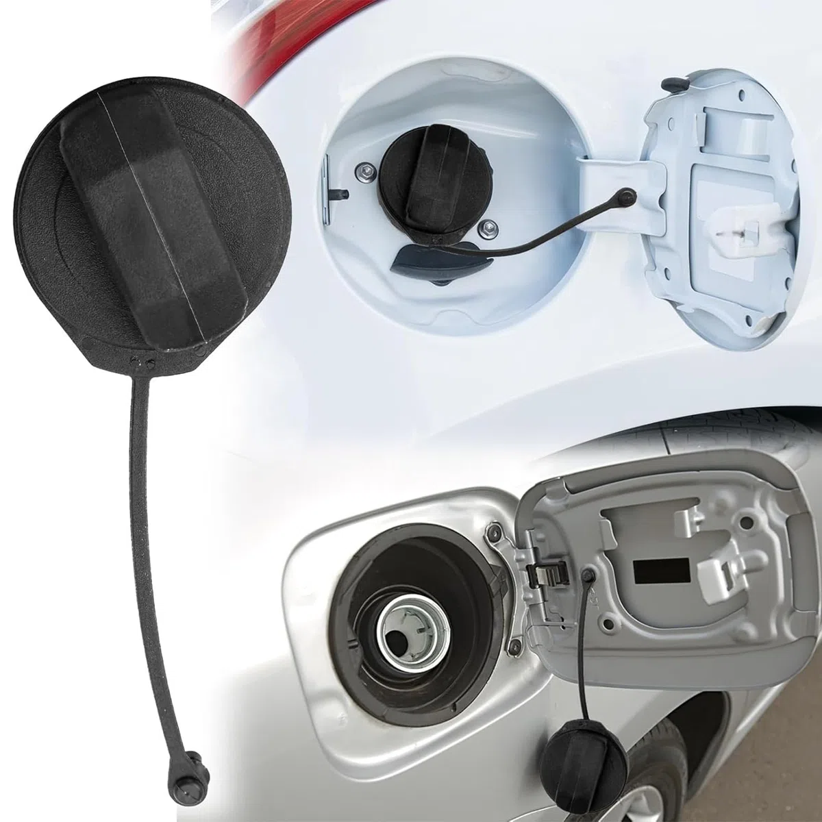 MOLIMOLI Tappo Serbatoio Universale per Auto Materiale di alta qualità, facile da usare, adatto a tutti i modelli di veicoli Sostituzione del tappo del serbatoio del carburante dell'auto