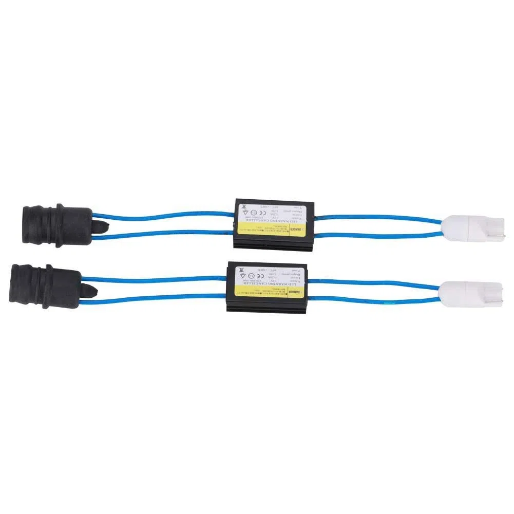 KIMISS 2pcs Warning Canceller Resistenze Canbus T10 Elimina Errore Luce Luci A LED Decoder LED, LED Lampadina faro Avvertenza Cancellatore Adattatore Riflettore