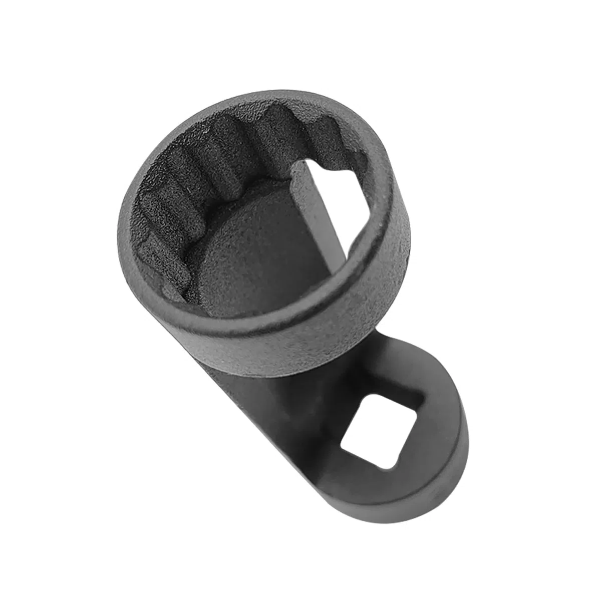 Shkalacar Presa per Dado Puntone, Strumento di Riparazione Auto per Presa Puntone Sospensione a 12 Punti 1/2'' (21mm Nero)