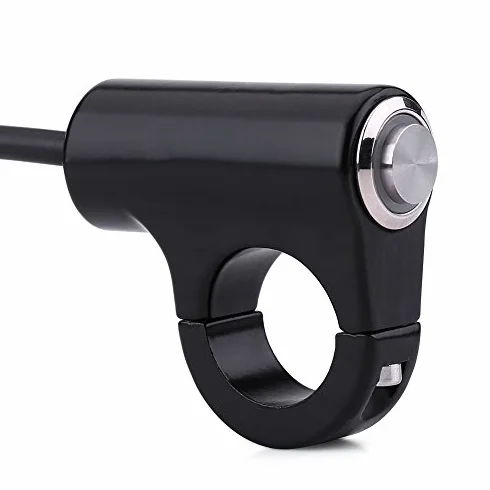 Keenso Interruttore di Controllo Manubrio, 7/8 "22mm in Lega di Alluminio Resistente alle intemperie Interruttore di Montaggio Manubrio del