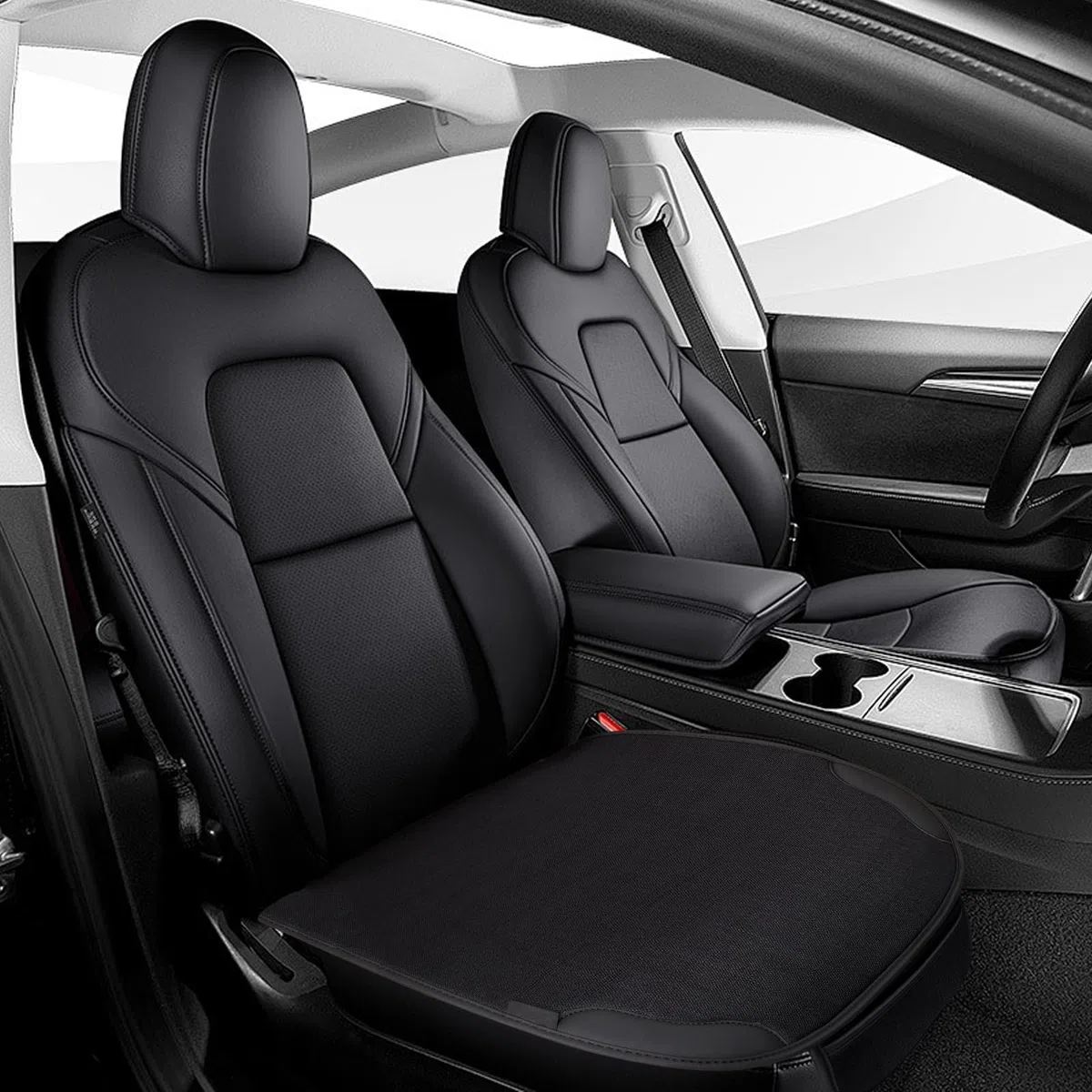 Cuscino Sedile Auto per Toyota Aygo X AB70 2021 2022 2023 2024 2025 2026, Coprisedile Anteriore Traspirante a Rete con Tasca, Protezione Antiscivolo Universale