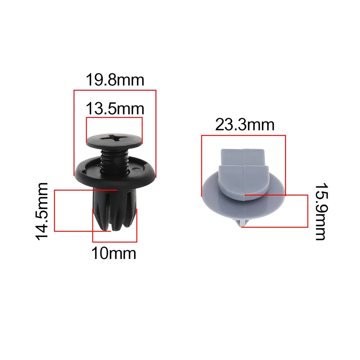 SG Store 20 clip di fissaggio per paraurti + 10 clip per passaruota compatibili con BMW MINI Cooper Cabriolet Clubman Clubvan Countryman Coupe Paceman Roadster R50 R52 R53 R55 R56 R57 R58 R59 R60 R61
