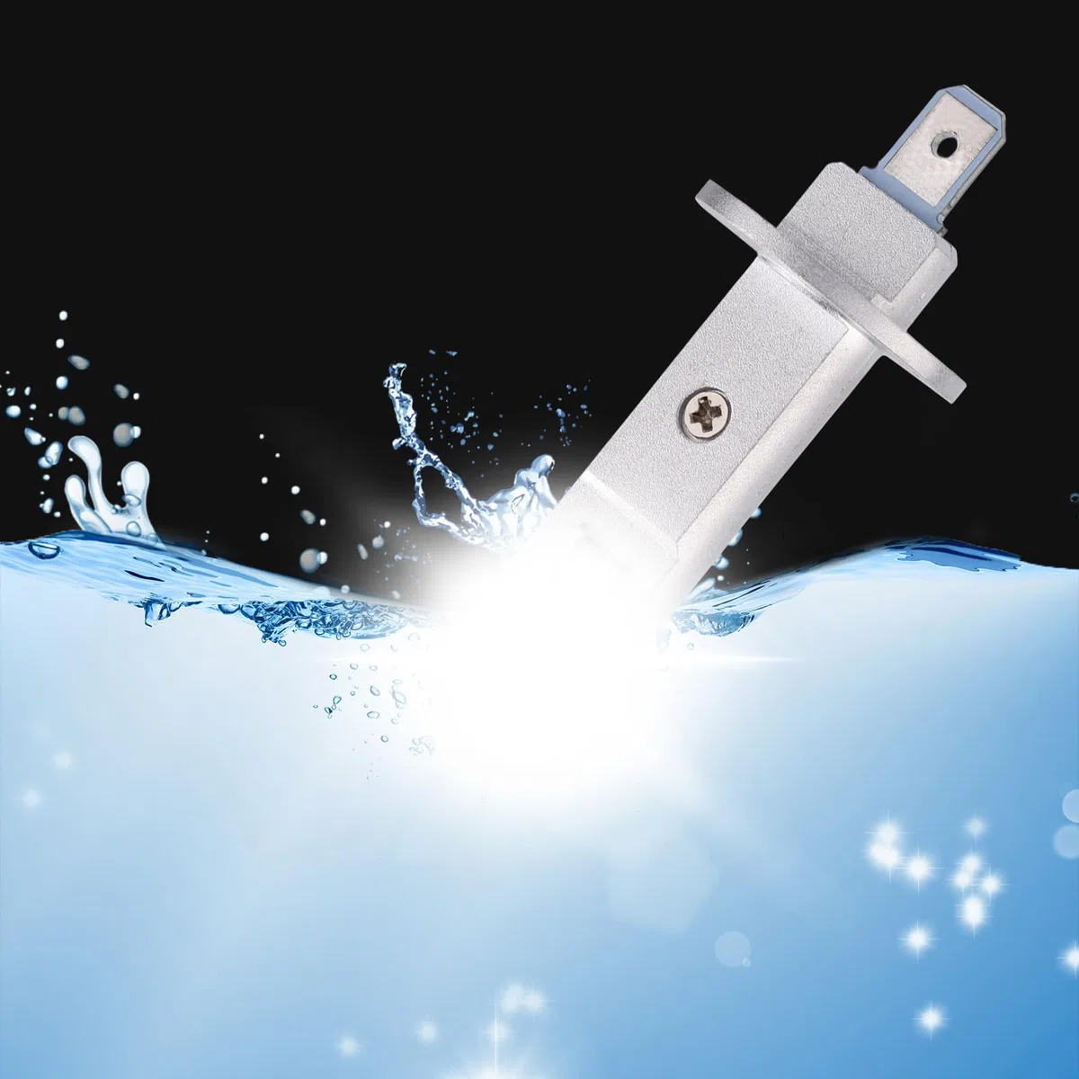 2pz Lampadina LED H1, Super Luminosa Bianco Freddo Lampadine Faro LED H1 Dimensione Mini 1:1 Collegare & Usare 6500K IP68 Impermeabile per Fari Fendinebbia Luce Interna Luci Targa