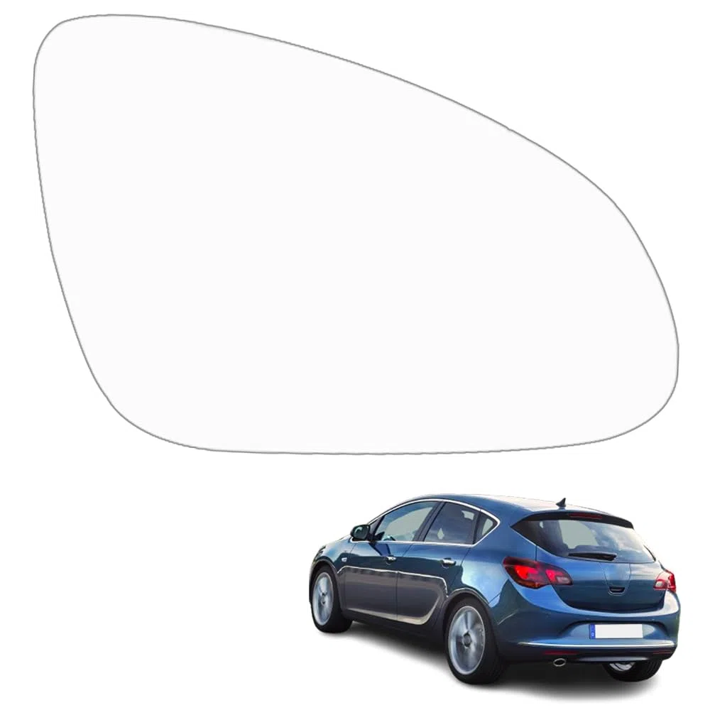 Vetro Specchietto Retrovisore Destro, Vetro Specchio Retrovisore Esterno Auto Compatibile con Opel Astra J 2009-2015