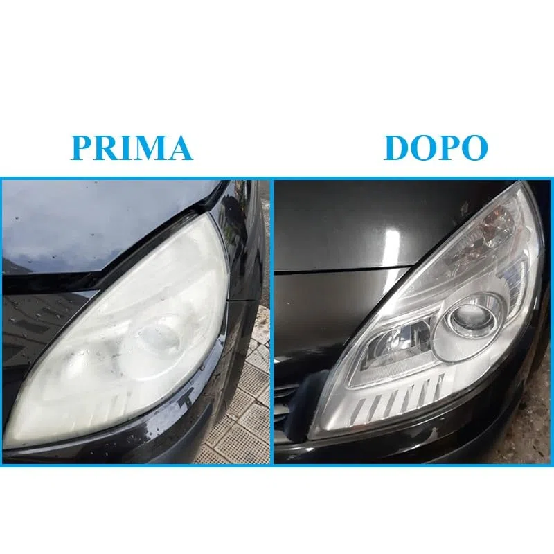 Tubetto di pasta Rinnova Fanali 2493, capacità 150 gr, rimuove opacità dai fanali e plastica dura, lucida fari auto, parabrezza, cupolino scooter moto, migliora visibilità della guida notturna (1)