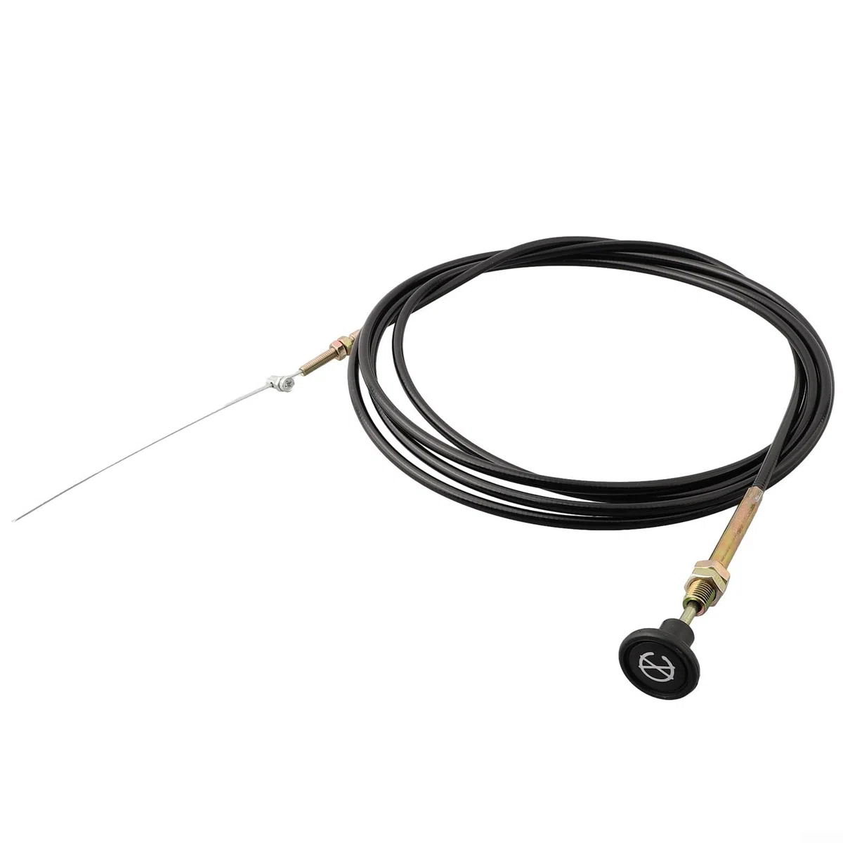 Cavo di controllo Bowden per arresto dell'arresto resistente, lunghezza 25 m per sistema acceleratore carburante motore (3,5 m)