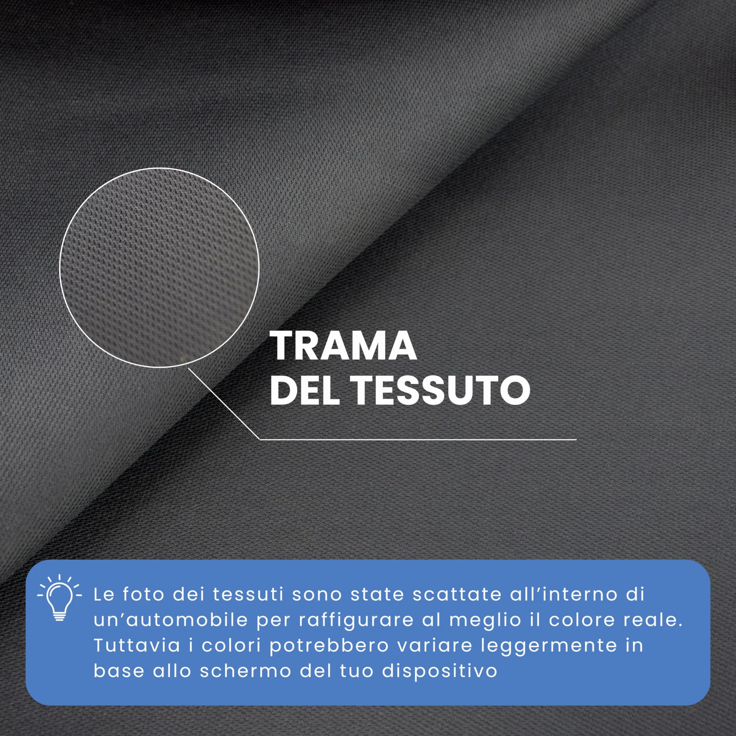TENDAGGIMANIA Tessuto Cielo Auto Kit + Colla Alte Temperature -Modello NIDO D'APE - PERSONALIZZA MISURA E COLORE - Ripara Tetto Auto Scollato