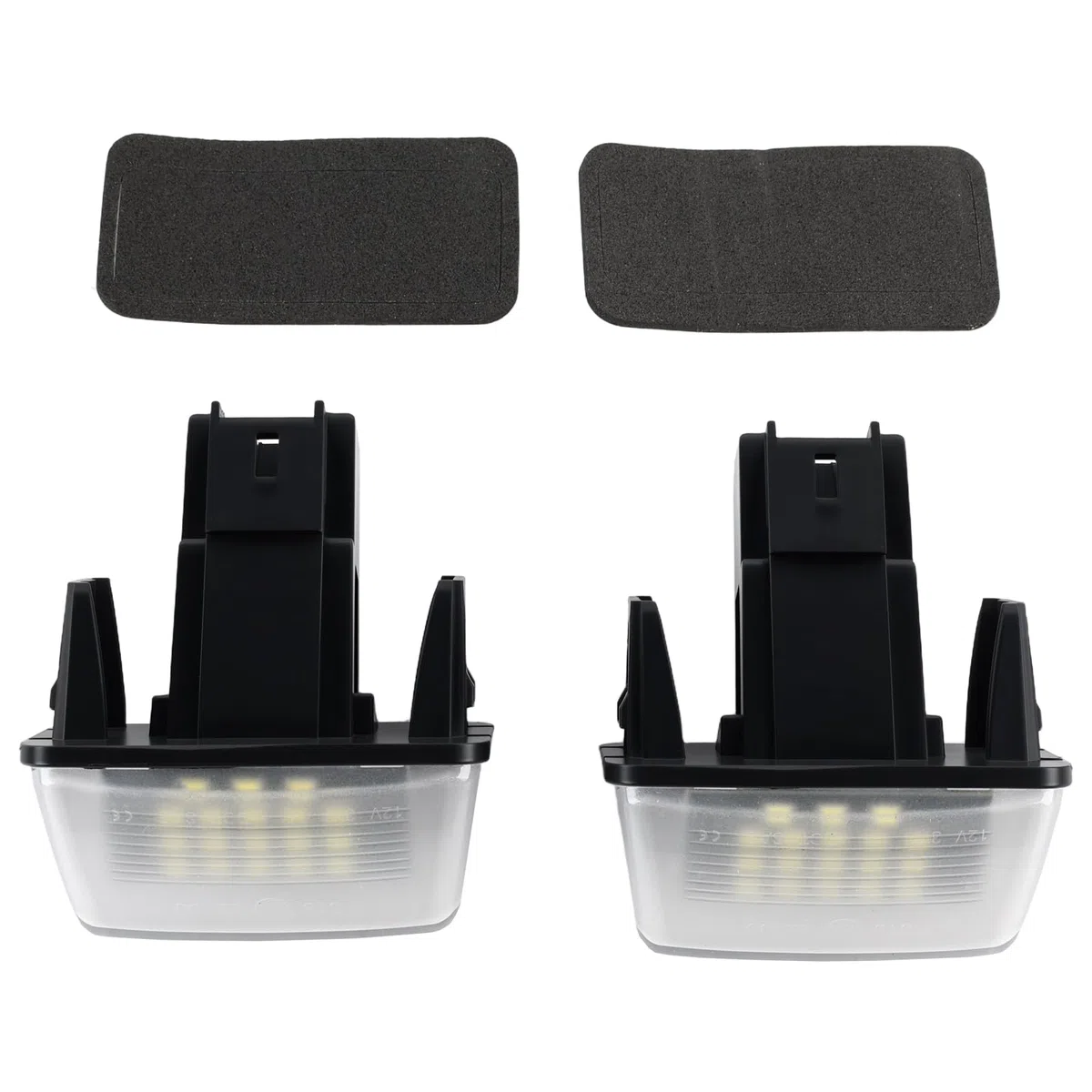 6340A3 6340.A3 2 luci LED per targa MK2 di ricambio per Berlingo C3 C4 C5 DS4 Saxo XSara 206 207 306 307 308 406 407 5008 Partner 2 pezzi luce targa bianca