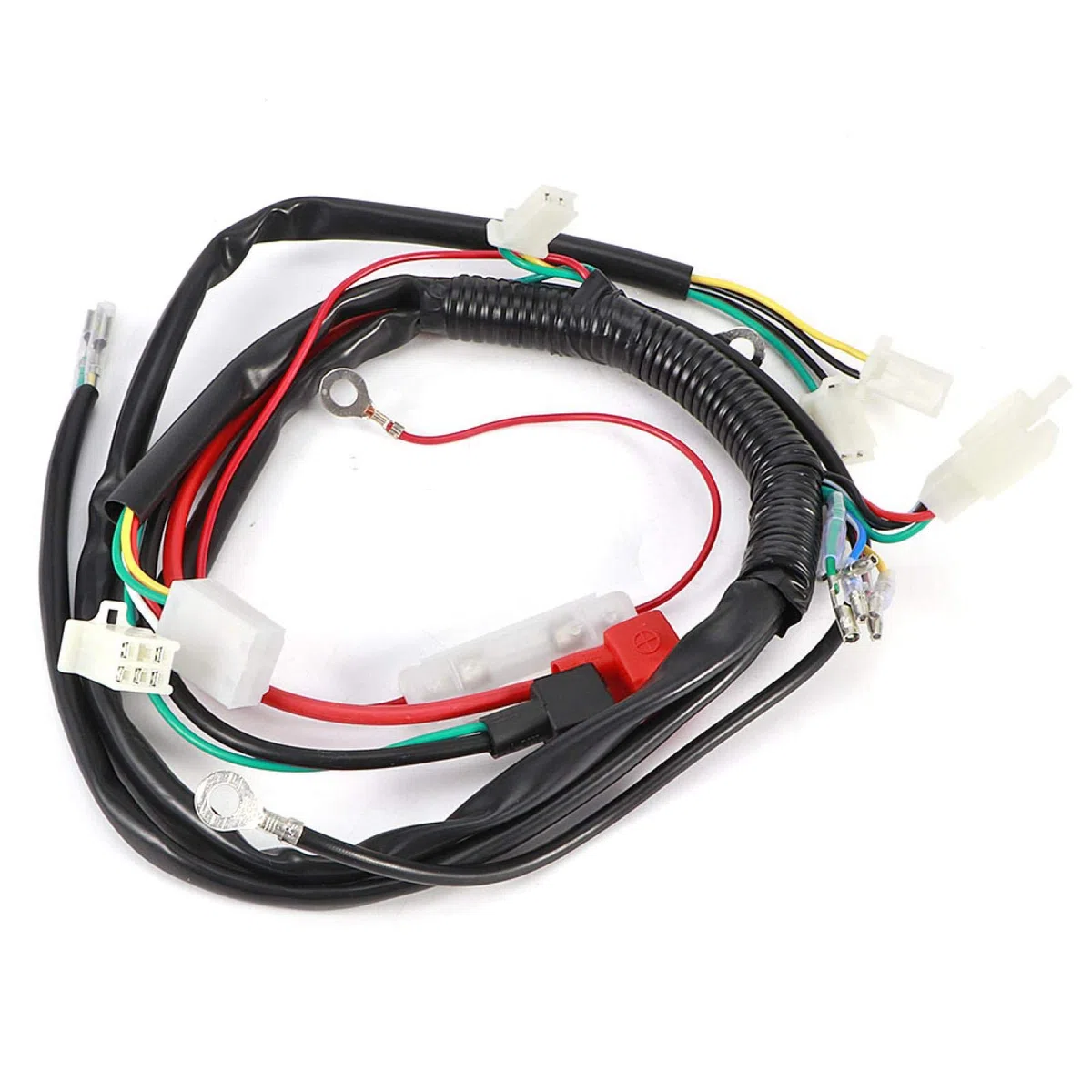 Cablaggio di avviamento del motore, cablaggio del cablaggio di avviamento del motore elettrico per Pit Bike Moto Atv Quad 70cc 90cc 110cc 125c Pvc