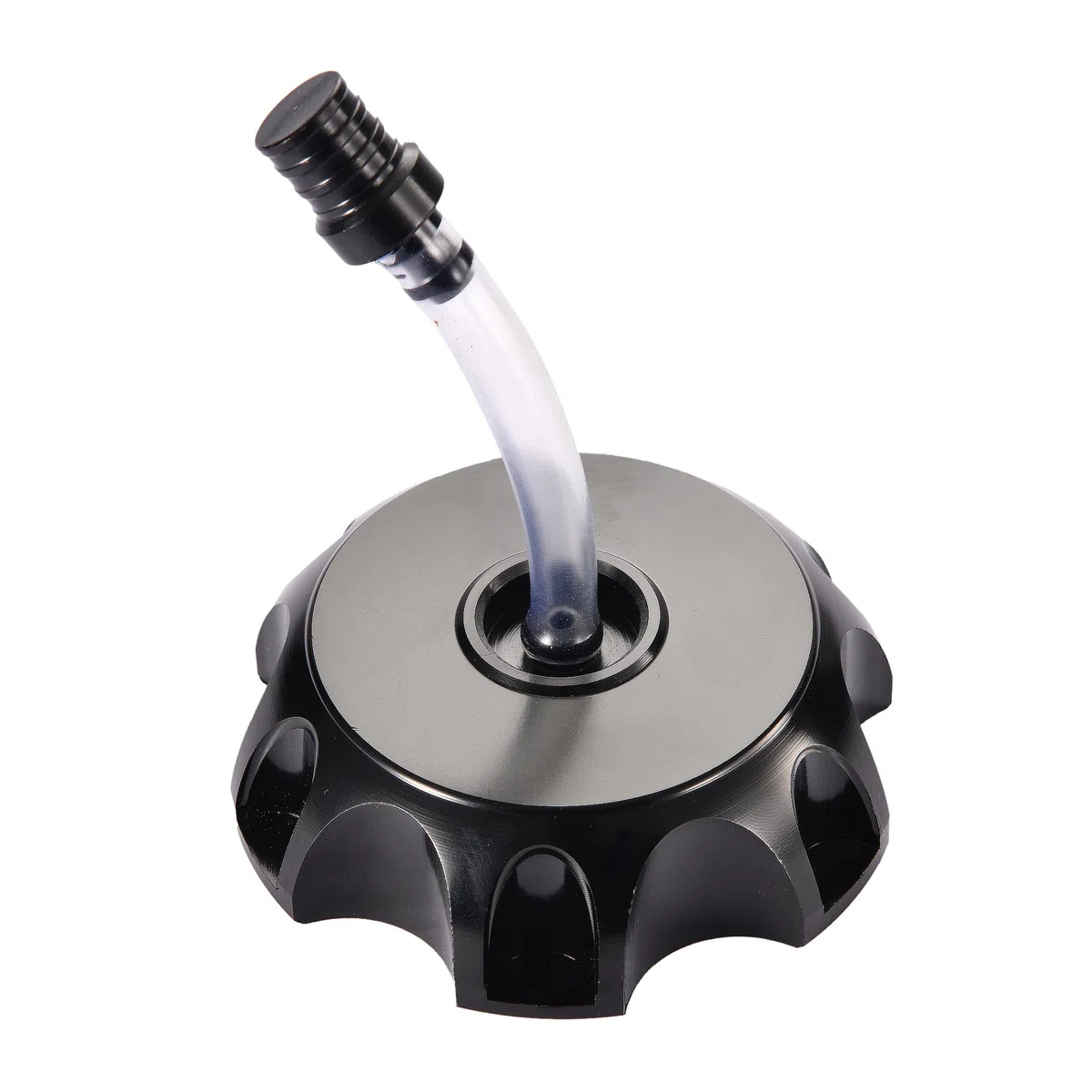 GOOFIT CNC Tappi Serbatoio Carburante Alluminio Universale Sostituzione per SSR Thumpstar TTR Lifan BSE Kayo Taotao Kazuma Coolste Roketa Dirt Bike Moto Pit Bike Nero