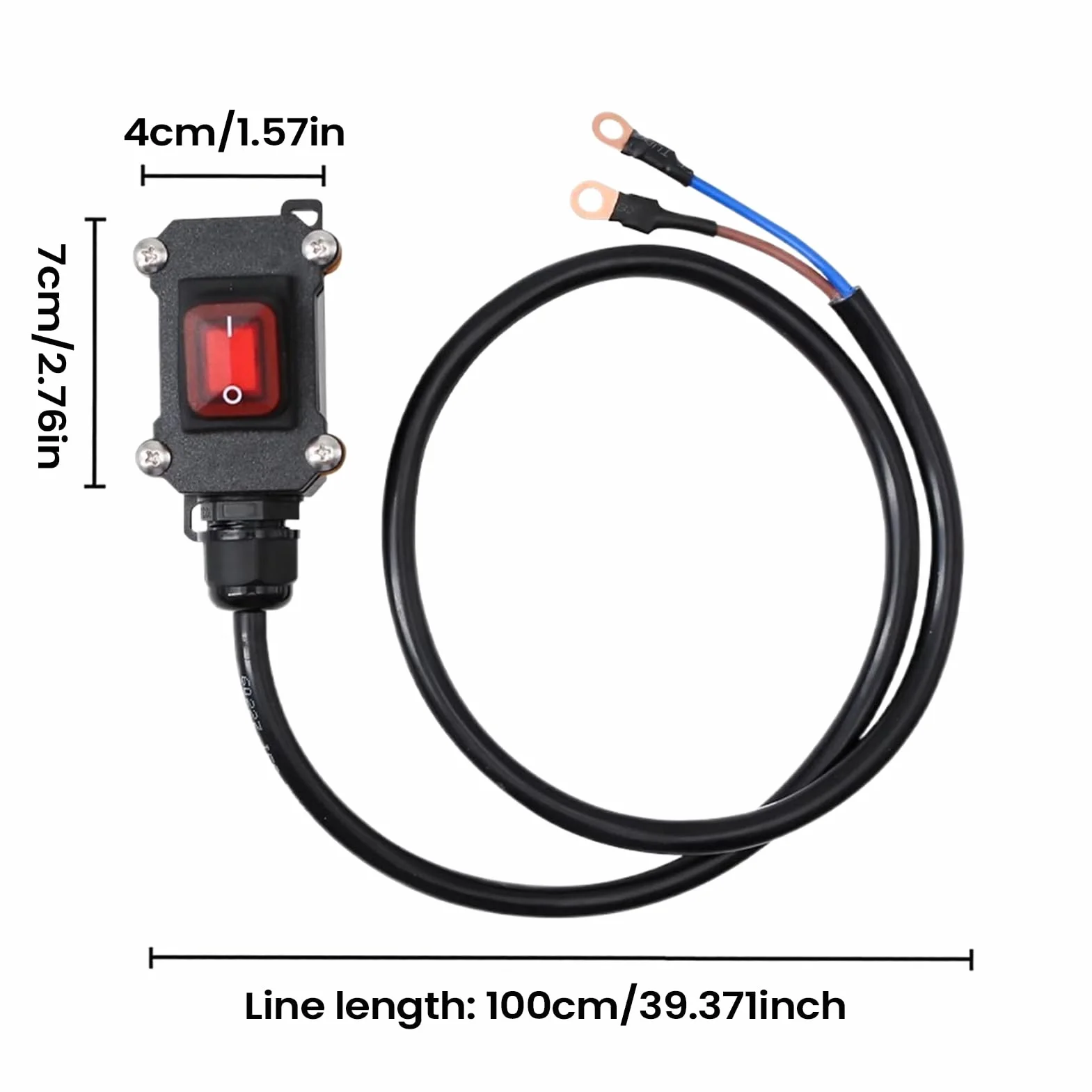 Disconnettitore Batteria Auto,Blocco Alimentazione Impermeabile 12V 24V | Disconnettitore Batteria Impermeabile per Auto,Per Cortocircuito, Elettrico, Marino, Elettricista, Piccoli Veicoli, Camion