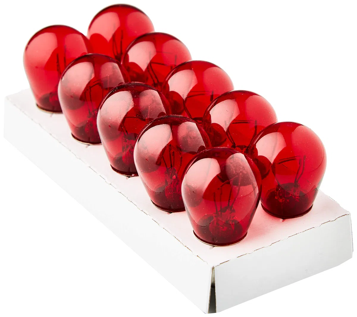 'M-Tech Z16 lampada BAY15D 12 V 21 P21/5 W Rosso, Rosso, set di 10