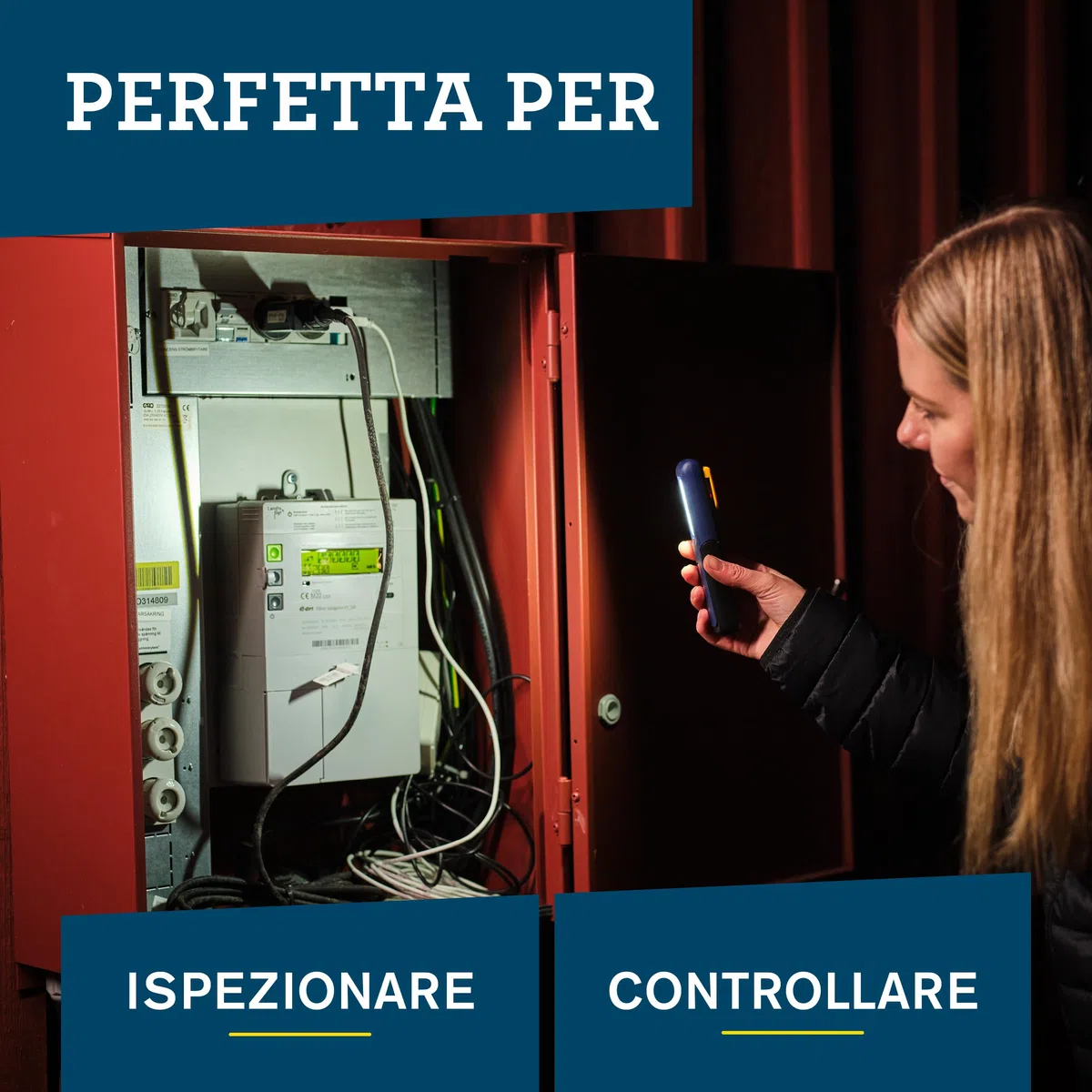 Rapid The Inspector Luce da Lavoro a LED Compatta da 150 Lumen e Luce Superiore da 50 Lumen, con Batteria Ricaricabile USB-C, 3,6 V, Supporto Magnetico e Gancio, Ideale per Spazi Ristretti (5001732)