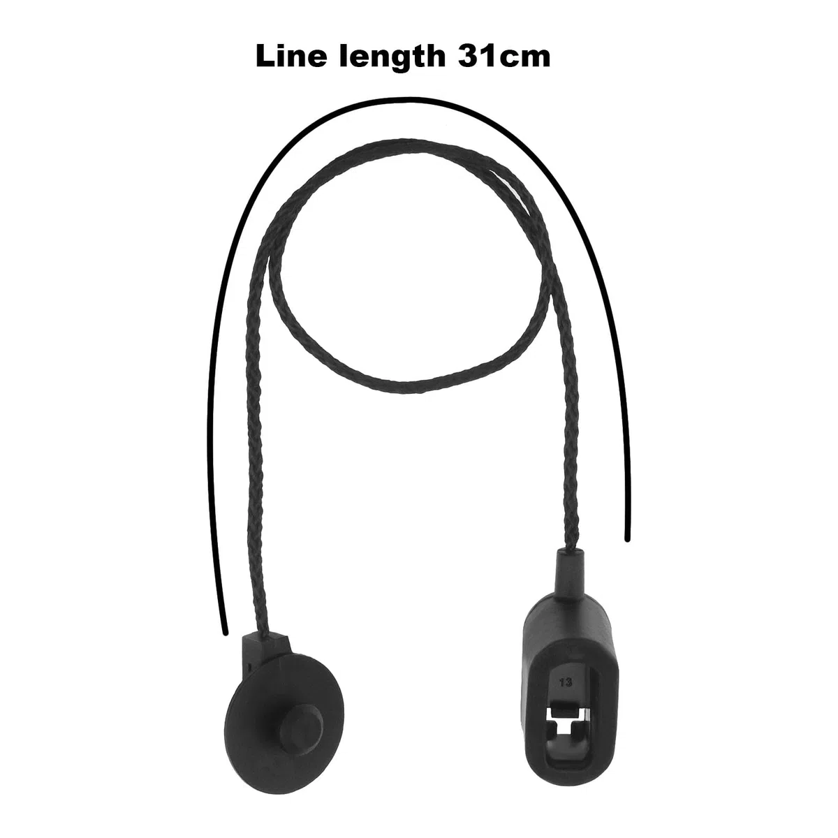 SG Store 1 Set Di Cordoncini Per Ripiano Posteriore Di Ricambio 2423830 Compatibile con Ford Fiesta MK8 Benzina 2017-2021 Cinghia Per Ripiano Posteriore Nera