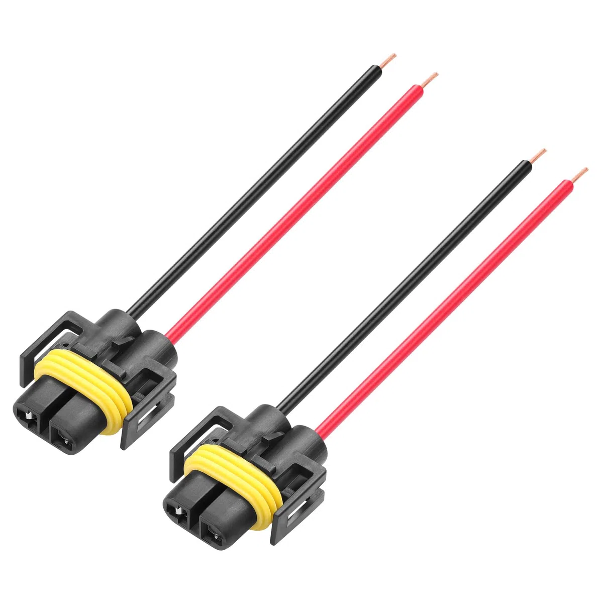 GINTOOYUN H8 H11 Car Light Wire Socket Connettore 2 PZ Pigtail Socket Cablaggio Femminile Connettore Adattatore Per Luci Fendinebbia(Femmina)