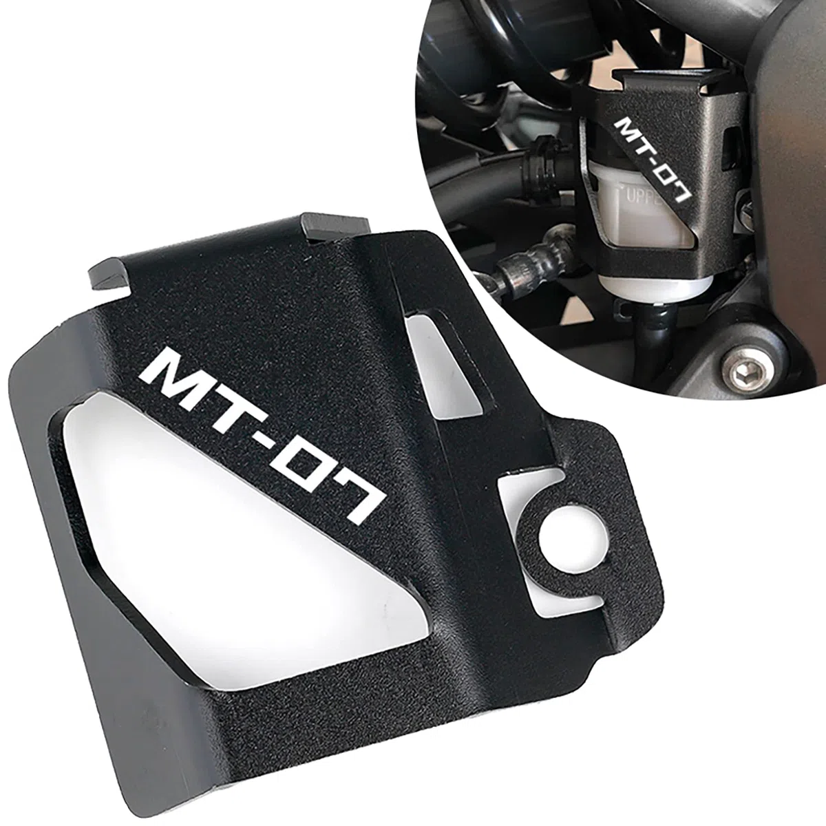 MOWOK Moto Accessori per MT07 MT 07 2015-2021 TRACER MT-07 2022 2023 2024 2025 Liquido Serbatoio Protezione Guardia Coperchio del Serbatoio Olio Freno Posteriore