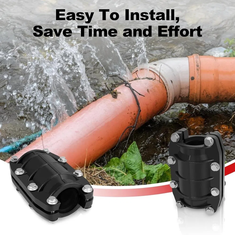 Morsetto Riparazione Tubi 3/4 Pollici, Morsetto per Riparazione Perdite in Tubi Acqua, Kit Riparazione Tubi, Adatto per Tubi 20 mm Diametro Esterno.