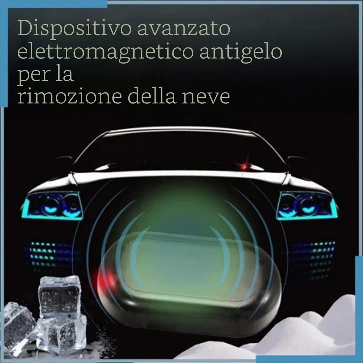 Strumento antigelo anti-interferenza per auto, dispositivo elettromagnetico per la rimozione della neve, dispositivo elettromagnetico antigelo, rimozione elettromagnetica della neve, dispositivo