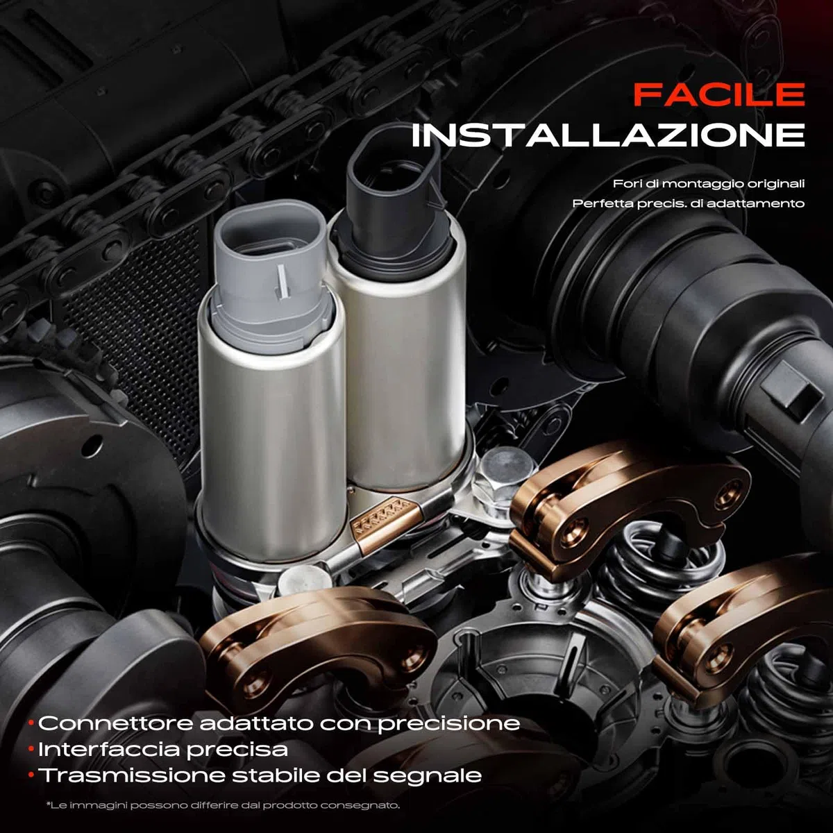 Frankberg Regolatore dell'albero a camme Benzina Compatibile con M.i.n.i R56 1.6L M.i.n.i Cabriolet R57 1.6L M.i.n.i R56 1.4L Serie 1 F20 1.6L M.i.n.i R.o.a.d.s.t.e.r R59 1.6L 11368610388